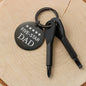 Five Star Dad Screwdriver Keychain, Father's Day Gift From Kids, Gift For Dad