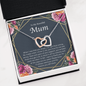 Beautiful Mother's Day Heart Necklace for Mum, 21c4
