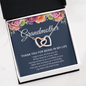 Grandmother Hearts Necklace, Sentimental Gift for Grandma 12c2
