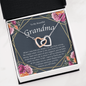 Necklace for Grandma Appreciation, Birthday Gift, 24c1