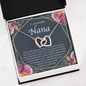 Necklace for Nana Appreciation, Birthday Gift, 24c2