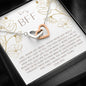 Best Friend Necklace, Long Distance Friendship Gift, Sister in Law Gift, Roommate Gift, 18th Birthday Gift, Soul Sister Necklace