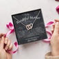 Heart Necklace for Mom from Daughter, Gift for Mother's Day, 21c5