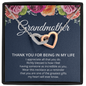 Grandmother Hearts Necklace, Sentimental Gift for Grandma 12c2