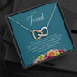 Moral Support for LGBTQ Friend, Gift for Trans Friend, Trans Ally, Gay Pride, Genderfluid Gift, Coming Out Gift, Interlocking Hearts 10b