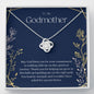 Godmother Confirmation Gift, Jewelry Gift for Godmom, Adult Confirmation Sponsor Gift, Gift from Goddaughter, First Holy Communion Love Knot 08f