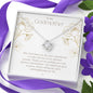 Godmother Confirmation Gift, Jewelry Gift for Godmom, Adult Confirmation Sponsor Gift, Gift from Goddaughter, First Holy Communion Love Knot 08f