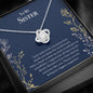 Gift for Sister, Sister Necklace from Little Sister, Sister Birthday, Big Sis Gift, Sisterhood, Best Sister Ever, Big Sister Gift
