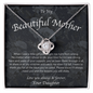 Beautiful Necklace for Mom from Daughter, Sentimental Gift for Mother's Day, 21a5