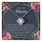 Beautiful Mother's Day Necklace for Mum, Sentimental Gift, 21a4
