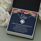 Gigi Thank You For Being in My Life Knot Necklace, 12a5