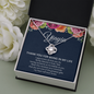 Gift for Yiayia Love Knot Necklace, 12a10