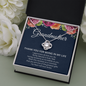 Grandmother Thank You For Being in My Life Knot Necklace, 12a2