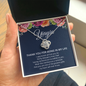 Gift for Yiayia Love Knot Necklace, 12a10