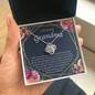 Necklace for Grandma Appreciation, Birthday Gift, 24a1