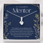 Mentor Jewelry Gift, Thank You Gift for Supporting Friend, AA Sponsor Gift, Gift For Counselor, Best Mentor Ever, Alluring Beauty 09a