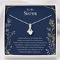 Gift for Sister, Sister Necklace from Little Sister, Sister Birthday, Big Sis Gift, Sisterhood, Best Sister Ever, Big Sister Gift