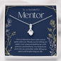 Mentor Gift For Women Necklace, Gift For Counselor, Retirement Gift, Thank You Gifts For Women, Best Mentor Ever, Alluring Beauty 09a