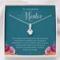 Mentor Gift For Women Necklace, Gift For Counselor, Retirement Gift, Thank You Gifts For Women, Best Mentor Ever, Alluring Beauty 09a