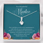 Mentor Gift For Women Necklace, Gift For Counselor, Retirement Gift, Thank You Gifts For Women, Best Mentor Ever, Alluring Beauty 09a