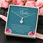 Mentor Gift For Women Necklace, Gift For Counselor, Retirement Gift, Thank You Gifts For Women, Best Mentor Ever, Alluring Beauty 09a