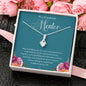 Mentor Gift For Women Necklace, Gift For Counselor, Retirement Gift, Thank You Gifts For Women, Best Mentor Ever, Alluring Beauty 09a