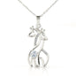 Best Friend Giraffe Necklace, Long Distance Friendship Gift, Sister in Law Gift, Roommate Gift, 18th Birthday Gift, Soul Sister Necklace