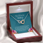 Moral Support for LGBTQ Sibling, Gift for Trans Woman, Trans Ally, Gay Pride, Genderfluid Gift, Coming Out Gift, Interlocking Hearts 10b