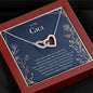 Gigi Gift, Gigi Heart Necklace, Grandmother Necklace, Christmas Gifts for Gigi, Nana Necklace, Mimi Gift