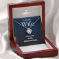 Gift for Wife - I Love You to the Moon & Back Love Knot Necklace