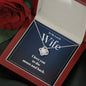 Gift for Wife - I Love You to the Moon & Back Love Knot Necklace