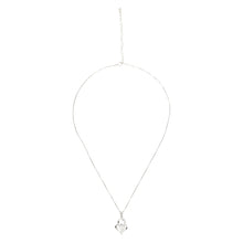 Load image into Gallery viewer, 925 Sterling Silver Pave Heart Pendant Necklace
