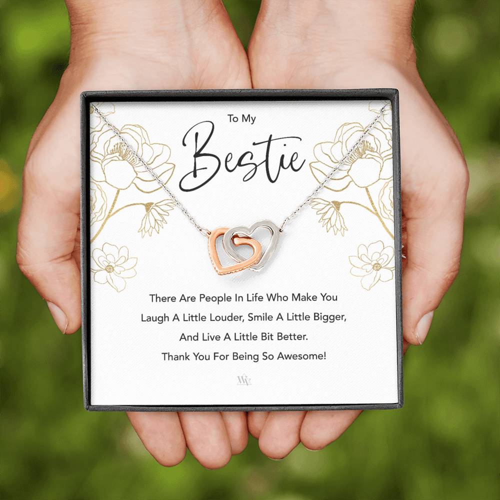 Bestie Jewelry Gift, Best Friend Necklace, Gift for Her, BFF Jewelry, Friendship Message, Best Friend Jewelry, 11a 03
