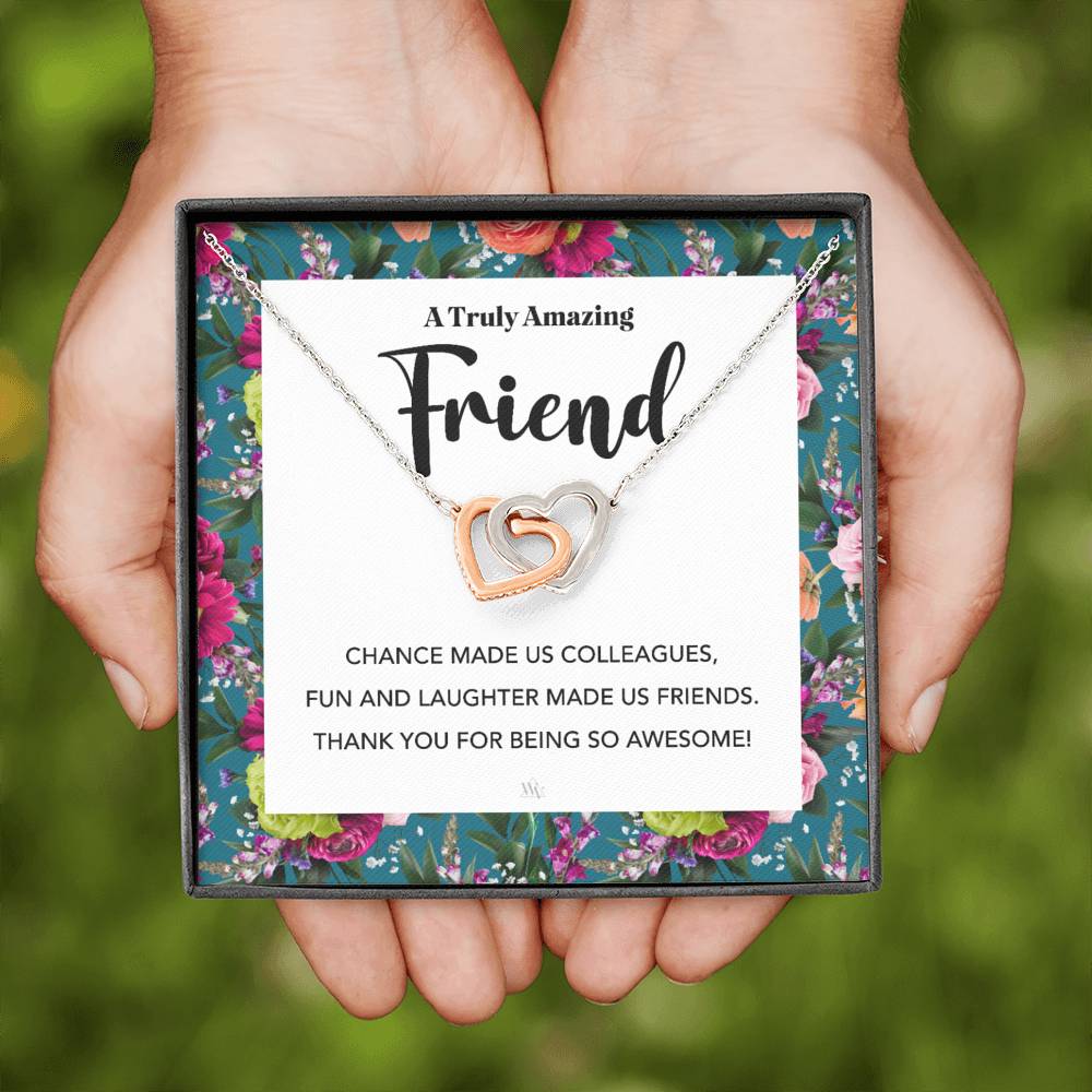Jewelry Gift For Coworker, Awesome Colleague Gift, Best Coworker Ever, Best Friend Necklace, Best Friend Jewelry, 11a 06