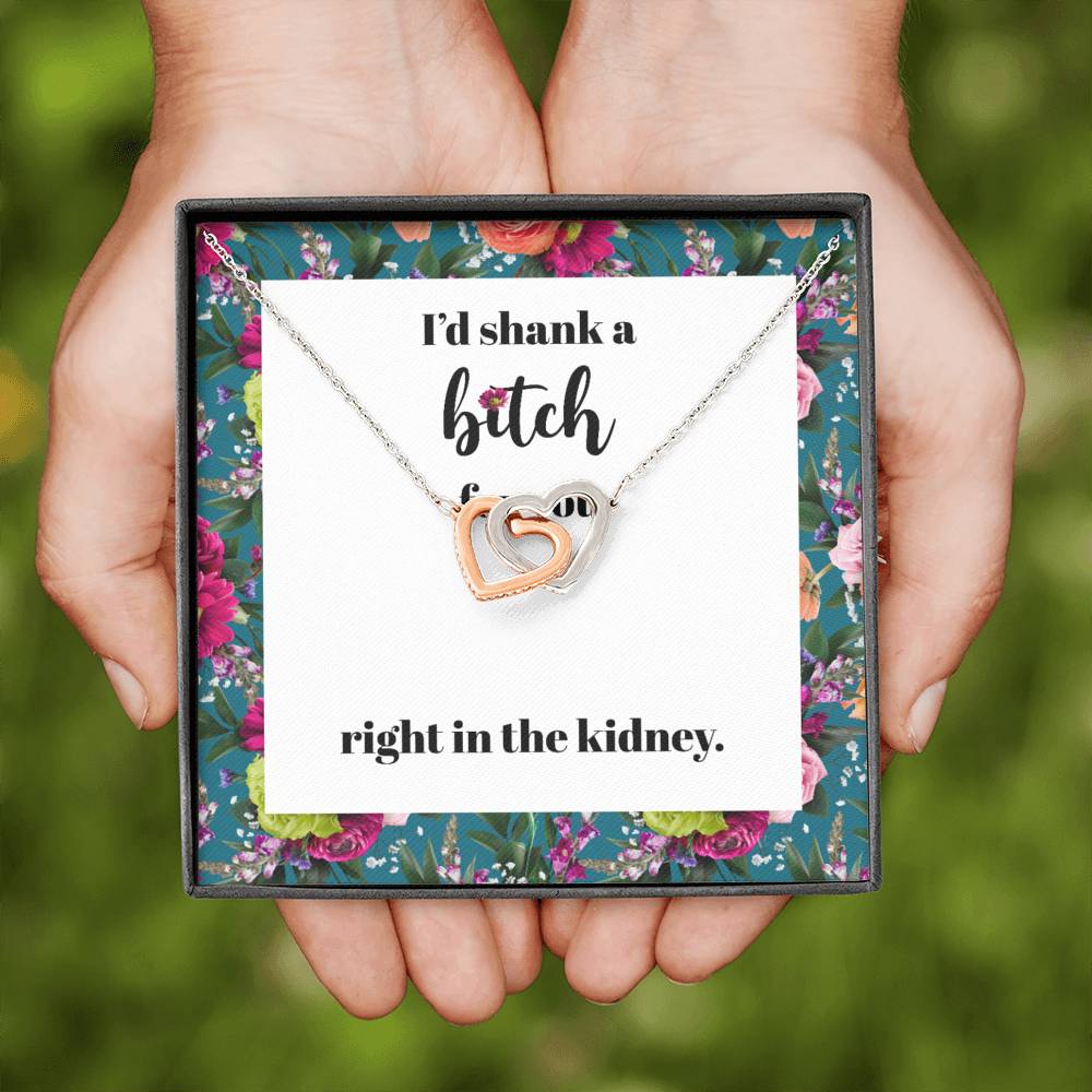 Funny BFF Gift, Badass Btch Necklace, Funny Birthday Gift For Her, Best Friend Jewelry, Long Distance Best Friend Gift, 11a 09
