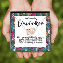 Load image into Gallery viewer, Best Coworker Ever, Jewelry Gift For Coworker, Awesome Colleague Gift, Best Friend Necklace, Appreciation Gift for Her, 11a 07
