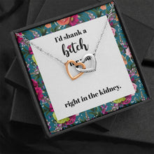 Load image into Gallery viewer, Funny BFF Gift, Badass Btch Necklace, Funny Birthday Gift For Her, Best Friend Jewelry, Long Distance Best Friend Gift, 11a 09
