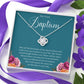 Adult Baptism Gift, Baptism Necklace, Baptism Keepsake, LDS Gift, Jewelry Baptism Gift, Adult Christening Gift Love Knot 08a