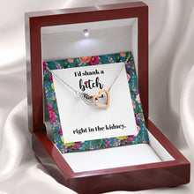 Load image into Gallery viewer, Funny BFF Gift, Badass Btch Necklace, Funny Birthday Gift For Her, Best Friend Jewelry, Long Distance Best Friend Gift, 11a 09
