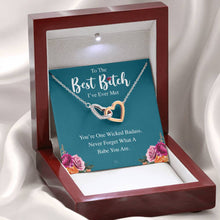 Load image into Gallery viewer, Best Btch Necklace, Girl Tribe Necklace, Funny Gift For Her, 21st Birthday Gift for Her, Roommate Gift, 11a 11
