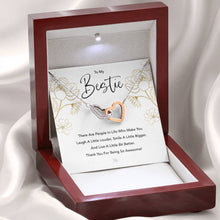 Load image into Gallery viewer, Bestie Jewelry Gift, Best Friend Necklace, Gift for Her, BFF Jewelry, Friendship Message, Best Friend Jewelry, 11a 03
