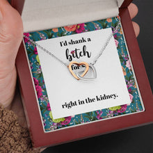 Load image into Gallery viewer, Funny BFF Gift, Badass Btch Necklace, Funny Birthday Gift For Her, Best Friend Jewelry, Long Distance Best Friend Gift, 11a 09
