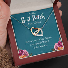 Load image into Gallery viewer, Best Btch Necklace, Girl Tribe Necklace, Funny Gift For Her, 21st Birthday Gift for Her, Roommate Gift, 11a 11
