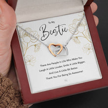 Load image into Gallery viewer, Bestie Jewelry Gift, Best Friend Necklace, Gift for Her, BFF Jewelry, Friendship Message, Best Friend Jewelry, 11a 03

